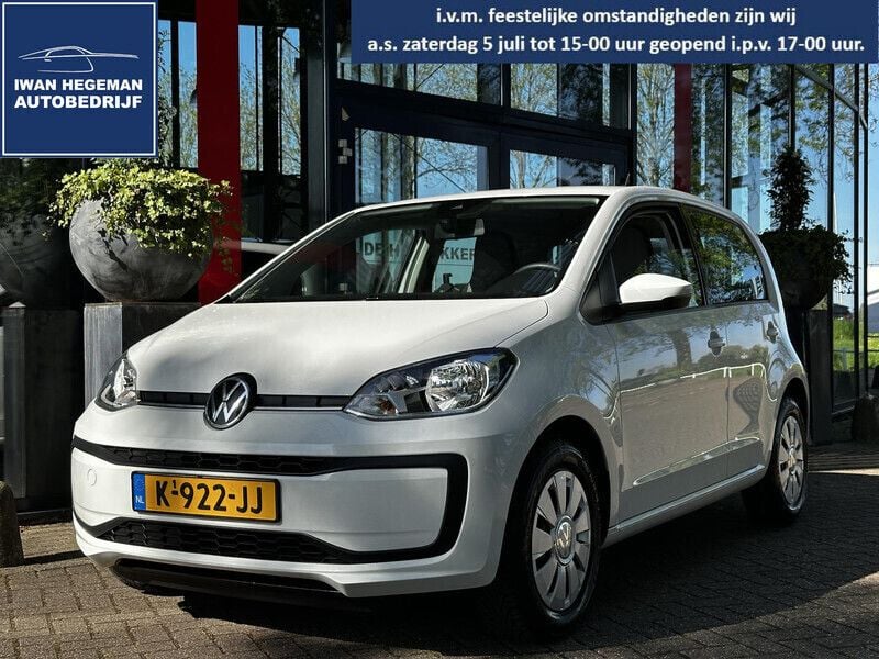 Wit Gebruikt 2021 VW up! move up! Hatchback | € 9.990 (Eerlijke prijs) - Afbeelding 1/3