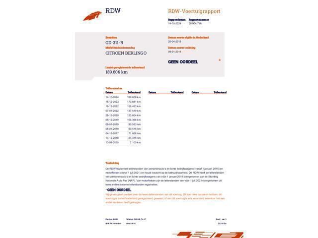 Zwart Gebruikt 2014 Citroën Berlingo Tendance MPV | € 7.850 - Afbeelding 1/1