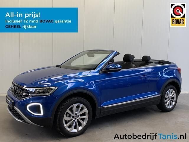 Blauw, metallic lak Gebruikt 2024 VW T-Roc Cabriolet Style Cabriolet | € 37.950 (Duur) - Afbeelding 1/4