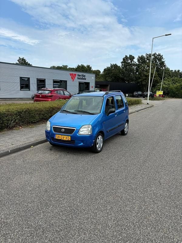 Blauw (metallic) Occasion 2001 Suzuki Wagon R+ GL MPV | € 999 (Eerlijke prijs) - Afbeelding 1/4