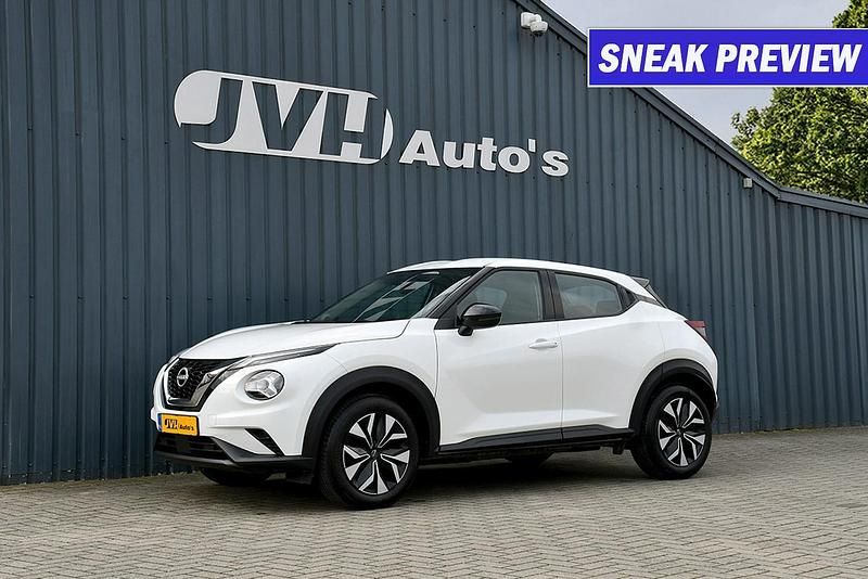 Wit Gebruikt 2023 Nissan Juke Acenta SUV | € 19.850 (Super prijs) - Afbeelding 1/3