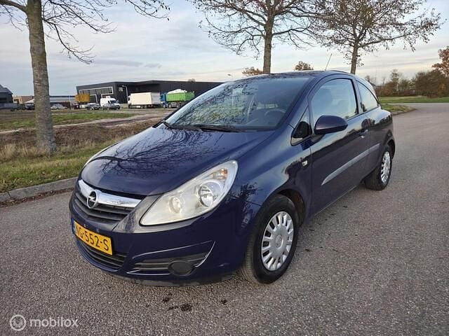 Blauw Gebruikt 2009 Opel Corsa Edition Hatchback | € 1.250 (Super prijs) - Afbeelding 1/4
