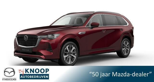 Rood Nieuw 2025 Mazda CX-80 Takumi-Line SUV | € 73.240 (Eerlijke prijs) - Afbeelding 1/4