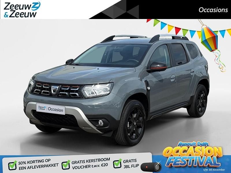 Grijs Gebruikt 2022 Dacia Duster Extreme SUV | € 16.435 (Super prijs) - Afbeelding 1/4