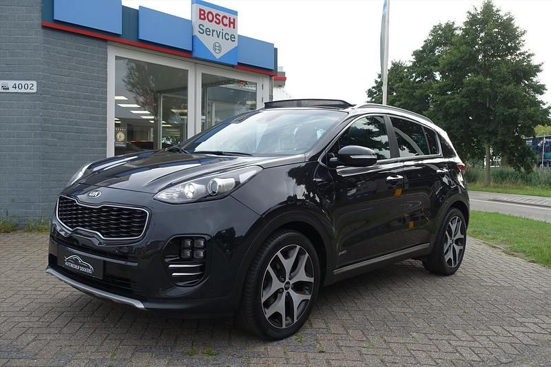 Zwart Gebruikt 2018 Kia Sportage GT-Line SUV | € 22.545 (Eerlijke prijs) - Afbeelding 1/4