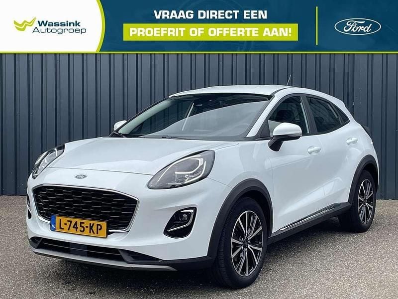 Wit Gebruikt 2021 Ford Puma Titanium SUV | € 18.940 (Goede deal) - Afbeelding 1/4
