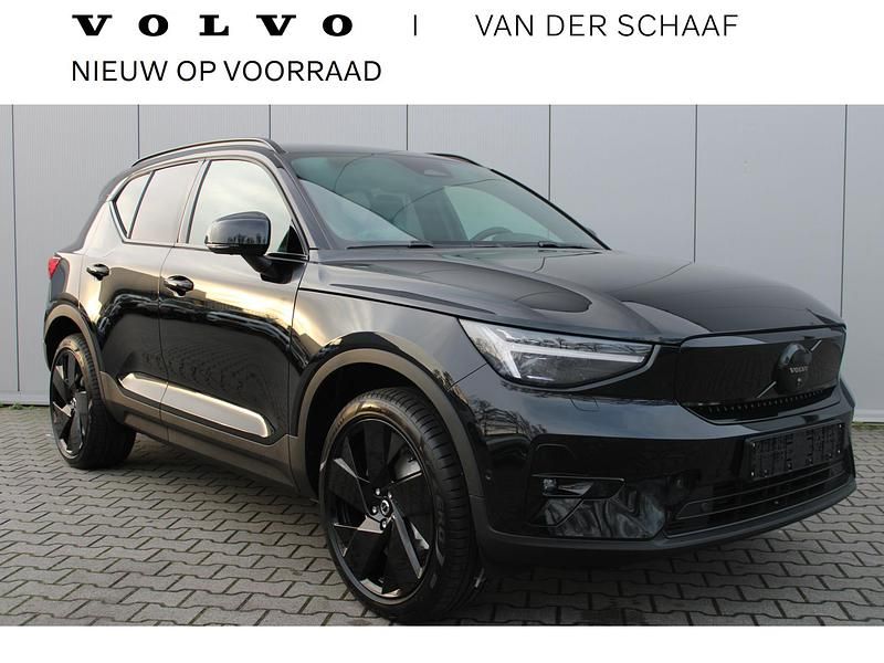 Zwart Nieuw 2024 Volvo EX40 Plus SUV | € 54.725 (Eerlijke prijs) - Afbeelding 1/4