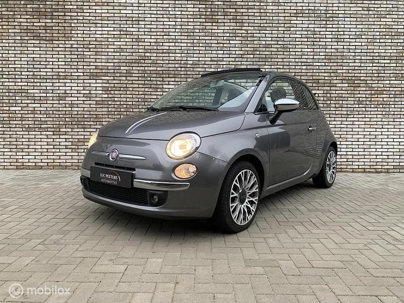 Grijs Gebruikt 2014 Fiat 500C Lounge Cabriolet | € 6.499 (Super prijs) - Afbeelding 1/4