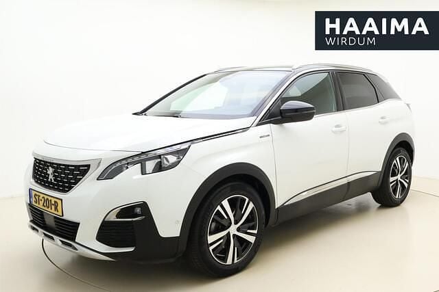 Wit Gebruikt 2018 Peugeot 3008 GT-line SUV | € 21.950 (Iets duurder) - Afbeelding 1/4