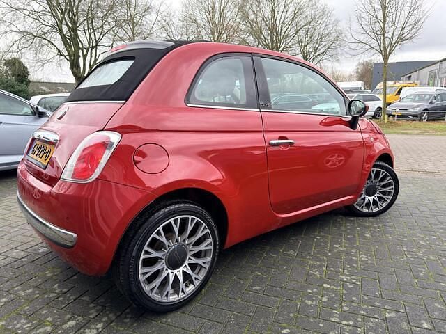 Occasion Fiat 500C Lounge 69 PK (50 kW) 2010 Rood Cabriolet