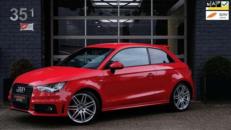 Rood Gebruikt 2011 Audi A1 Ambition Hatchback | € 9.999 (Duur) - Afbeelding 1/4