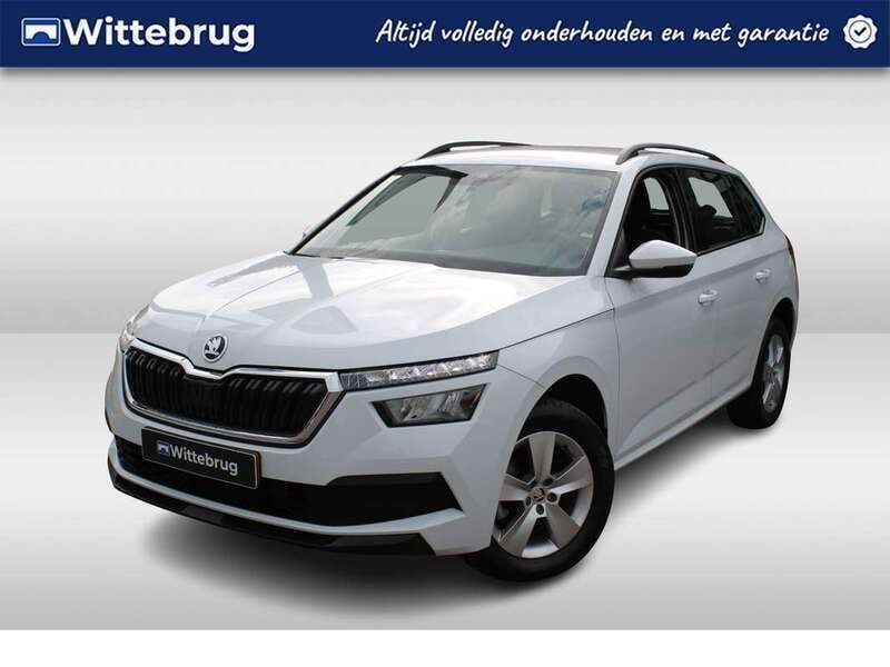 Wit, metallic lak Gebruikt 2021 Skoda Kamiq Ambition SUV | € 17.750 (Goede deal) - Afbeelding 1/2