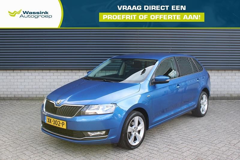 Blauw Gebruikt 2019 Skoda Rapid Clever Stationwagen | € 12.935 (Eerlijke prijs) - Afbeelding 1/4