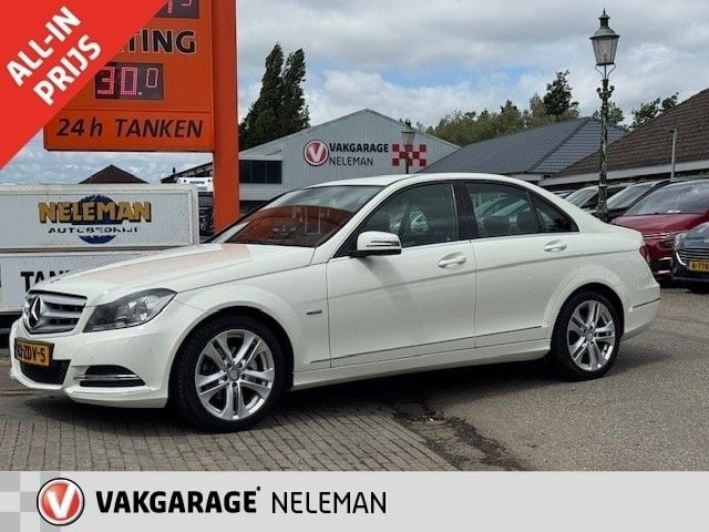 Wit Gebruikt 2012 Mercedes C180 Avantgarde Sedan | € 14.971 (Duur) - Afbeelding 1/4