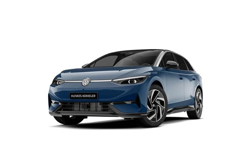 Aquamarine blue met zwart dak Nieuw 2025 VW ID.7 Edition Sedan | € 50.598 (Super prijs) - Afbeelding 1/4