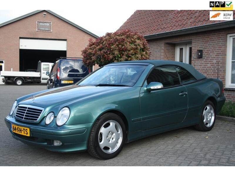 Occasion Mercedes CLK320 Elegance 218 PK (160 kW) 2000 Groen Cabriolet