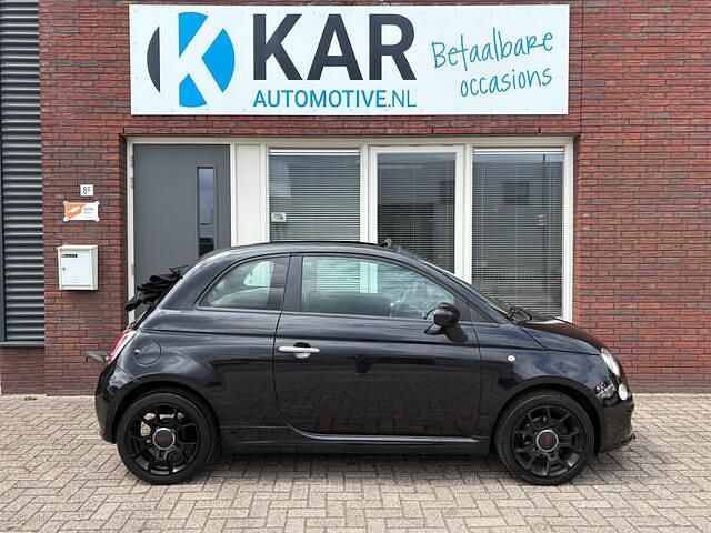 Occasion Fiat 500C Lounge 86 PK (63 kW) 2014 Zwart Cabriolet