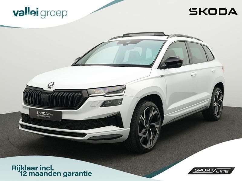 Wit Gebruikt 2022 Skoda Karoq Business Line SUV | € 38.900 (Duur) - Afbeelding 1/4