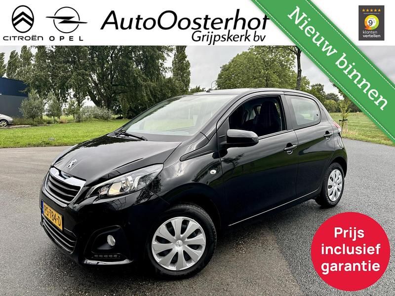 Zwart Gebruikt 2017 Peugeot 108 Hatchback | € 7.450 (Eerlijke prijs) - Afbeelding 1/4