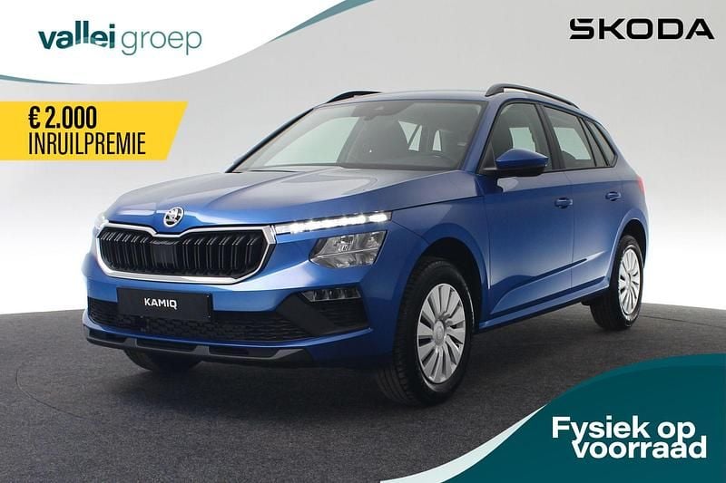 Blauw Nieuw 2025 Skoda Kamiq Essence SUV | € 28.290 (Super prijs) - Afbeelding 1/4