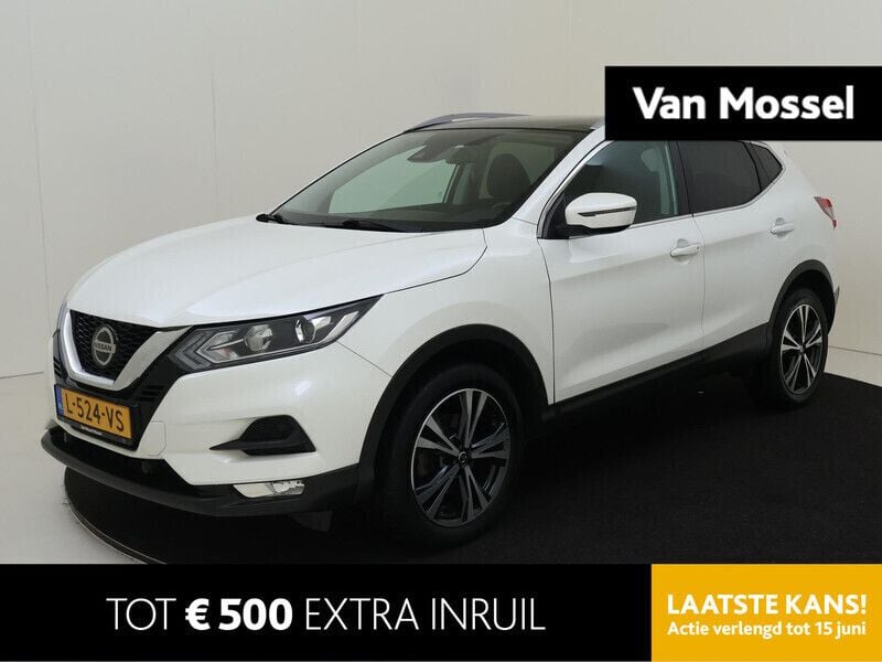 Wit Gebruikt 2019 Nissan Qashqai N-Motion SUV | € 20.935 (Eerlijke prijs) - Afbeelding 1/4