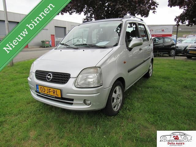 Grijs Gebruikt 2002 Opel Agila Elegance Hatchback | € 1.049 (Eerlijke prijs) - Afbeelding 1/4