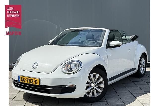 Wit Gebruikt 2014 VW Beetle Trendline Cabriolet | € 9.999 (Eerlijke prijs) - Afbeelding 1/4