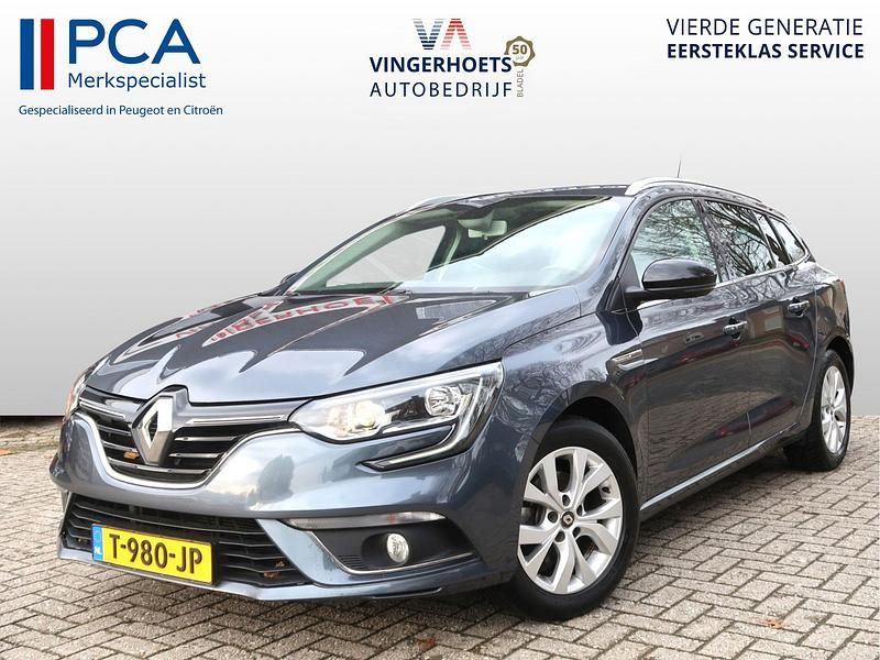 Occasion Renault Mégane GrandTour LIMITED 116 PK (85 kW) 2019 Grijs (metallic) Stationwagen