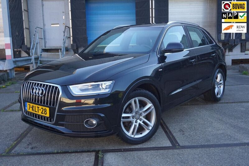 Zwart Gebruikt 2013 Audi Q3 S-Line SUV | € 11.995 (Eerlijke prijs) - Afbeelding 1/4