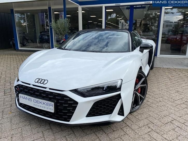Wit Gebruikt 2020 Audi R8 Spyder Premium Cabriolet | € 164.950 - Afbeelding 1/4