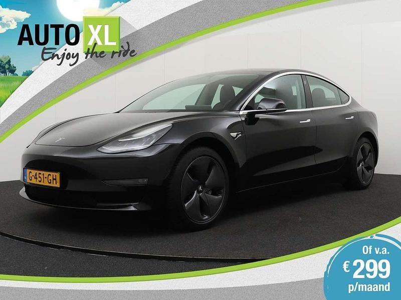 Zwart Gebruikt 2019 Tesla Model 3 Long Range Sedan | € 21.940 (Iets duurder) - Afbeelding 1/4