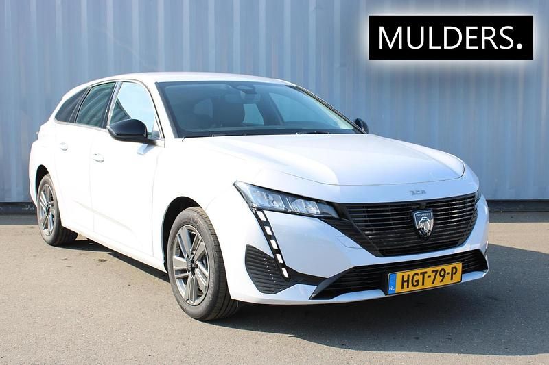 Wit Nieuw 2025 Peugeot 308 Business-Line Stationwagen | € 29.895 (Iets duurder) - Afbeelding 1/4