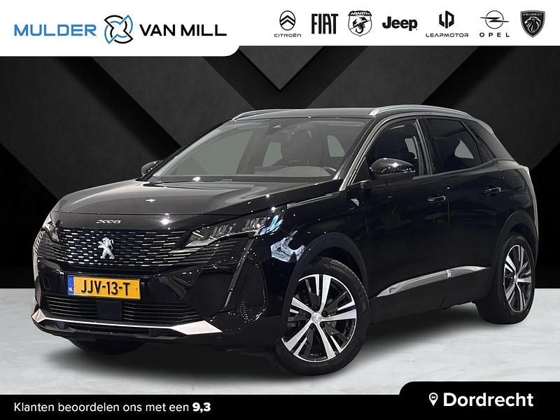 Zwart Gebruikt 2021 Peugeot 3008 Allure SUV | € 29.995 - Afbeelding 1/4