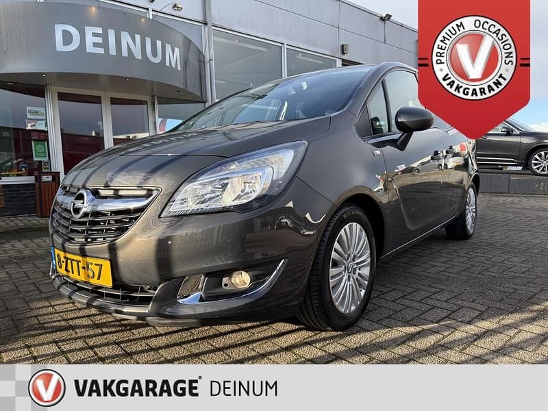 Grijs (metallic) Gebruikt 2015 Opel Meriva Cosmo MPV | € 7.900 (Eerlijke prijs) - Afbeelding 1/4
