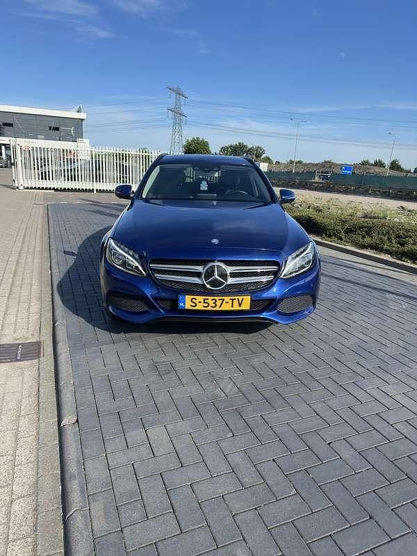 Blauw Gebruikt 2016 Mercedes C180 Prestige Stationwagen | € 15.500 (Eerlijke prijs) - Afbeelding 1/4