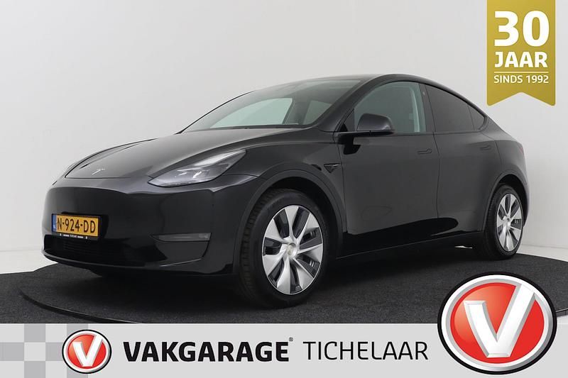 Zwart Gebruikt 2021 Tesla Model Y Long Range AWD SUV | € 31.199 (Eerlijke prijs) - Afbeelding 1/4