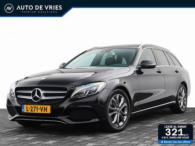 Zwart Gebruikt 2017 Mercedes C180 Avantgarde Stationwagen | € 19.850 (Eerlijke prijs) - Afbeelding 1/4