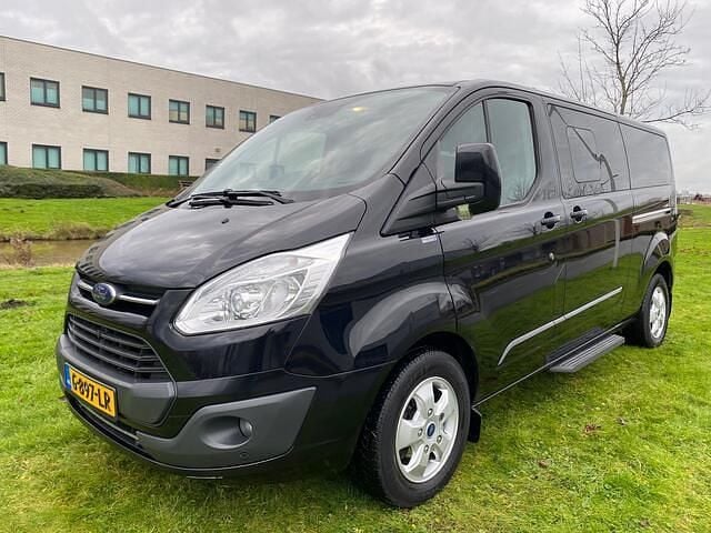 Zwart Gebruikt 2017 Ford Transit Custom Titanium MPV | € 14.950 (Super prijs) - Afbeelding 1/4