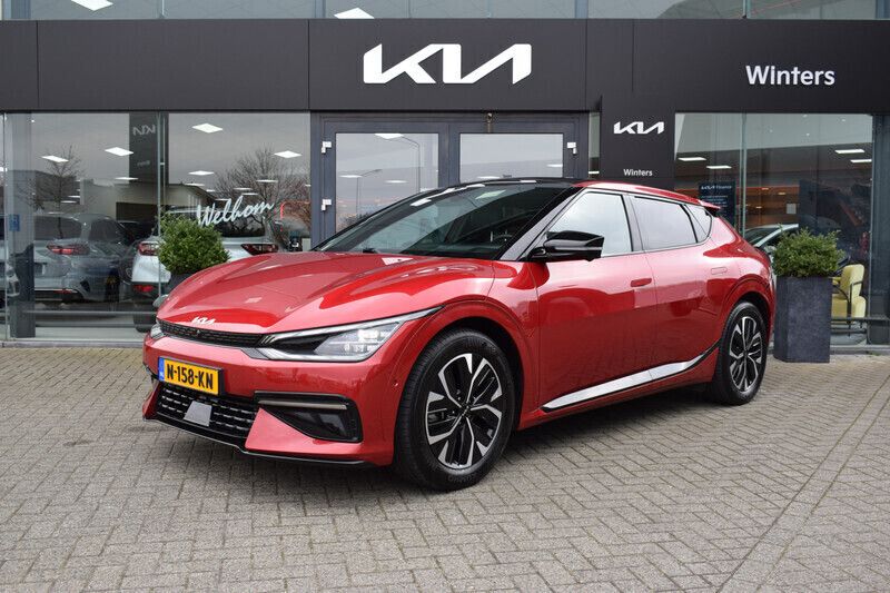 Rood Gebruikt 2021 Kia EV6 GT-Line SUV | € 29.880 (Eerlijke prijs) - Afbeelding 1/4