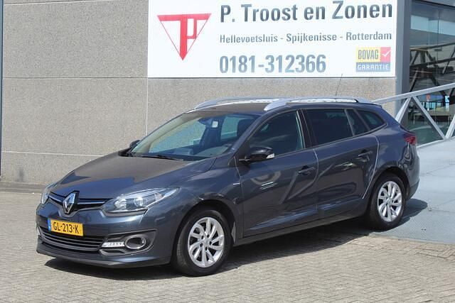Occasion Renault Mégane GrandTour LIMITED 116 PK (85 kW) 2015 Grijs Stationwagen