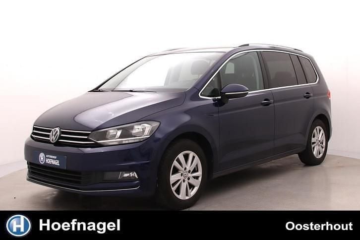 Blauw Gebruikt 2019 VW Touran Highline MPV | € 25.900 (Eerlijke prijs) - Afbeelding 1/4