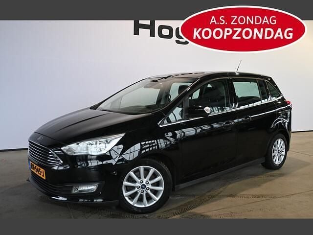 Zwart Occasion 2017 Ford Grand C-Max Titanium MPV | € 8.440 (Goede deal) - Afbeelding 1/4