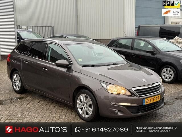 Grijs Occasion 2014 Peugeot 308 SW Stationwagen | € 6.490 (Goede deal) - Afbeelding 1/4