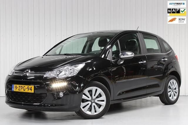 Zwart Gebruikt 2015 Citroën C3 PureTech Hatchback | € 7.450 (Eerlijke prijs) - Afbeelding 1/4