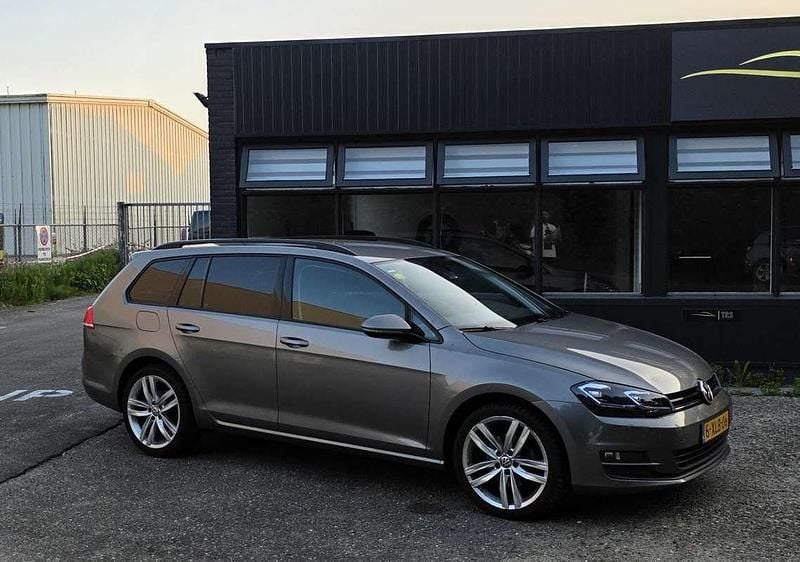Grijs Gebruikt 2014 VW Golf VII Stationwagen | € 6.950 (Super prijs) - Afbeelding 1/4