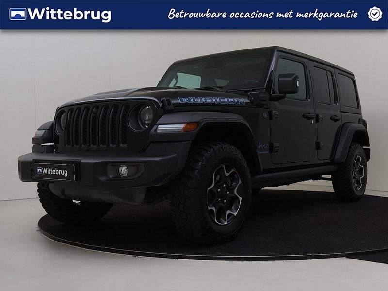 Zwart, metallic lak Occasion 2023 Jeep Wrangler Unlimited Rubicon SUV | € 63.725 (Eerlijke prijs) - Afbeelding 1/3