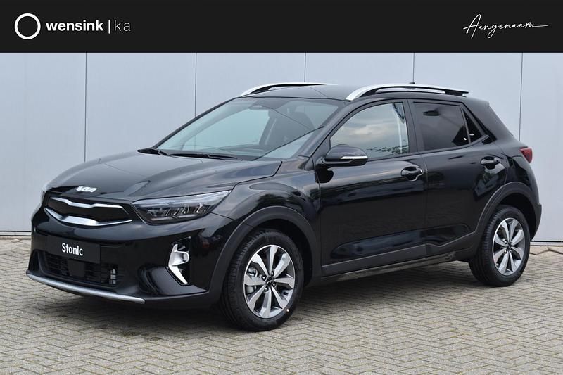 Zwart Nieuw 2025 Kia Stonic SUV | € 29.240 (Eerlijke prijs) - Afbeelding 1/4