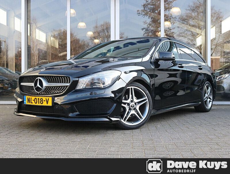 Zwart Gebruikt 2017 Mercedes CLA200 Shooting Brake AMG line Stationwagen | € 18.950 (Eerlijke prijs) - Afbeelding 1/4