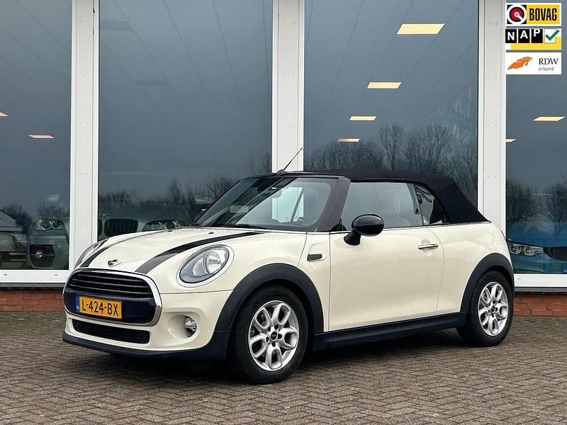 Wit Gebruikt 2016 Mini Cooper Cabriolet Business Cabriolet | € 17.950 (Eerlijke prijs) - Afbeelding 1/4