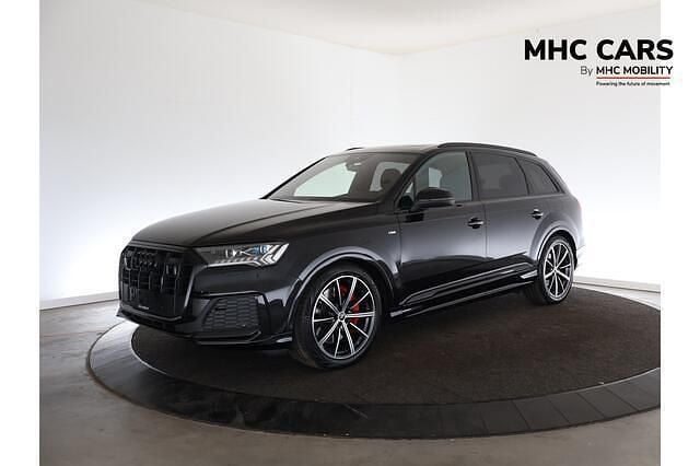 Zwart Gebruikt 2021 Audi Q7 Competition SUV | € 58.900 (Eerlijke prijs) - Afbeelding 1/4